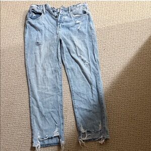Pistola light wash distressed jeans
